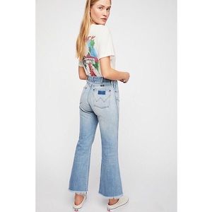 NWOT Wrangler Retro Crop Flare Jeans (Free People)